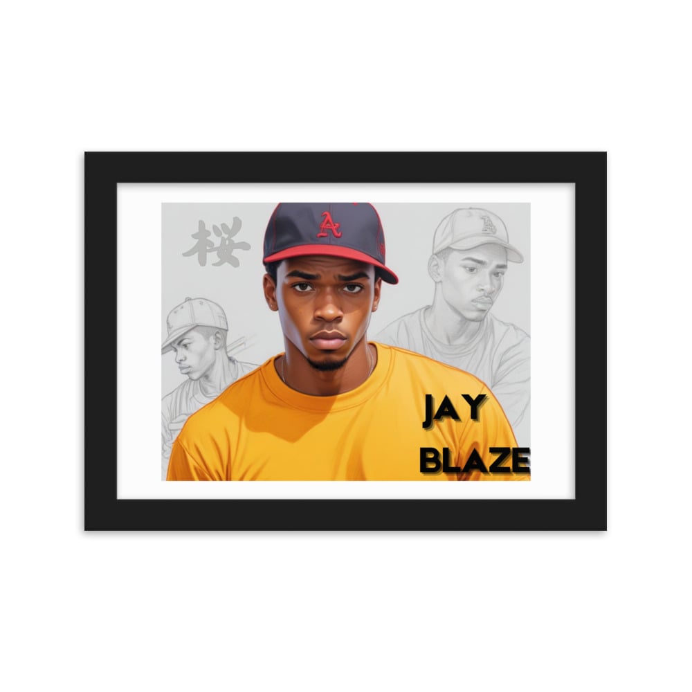 ZEN EXP - “Jay Blaze” Framed matte paper poster