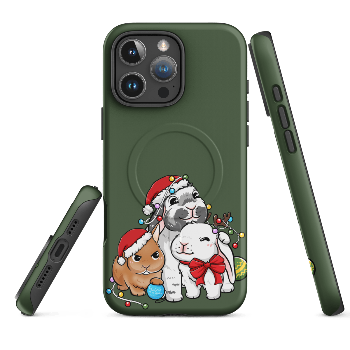 Image of Blumollo Santa MagSafe® tough iPhone case - Limited Holiday Edition