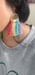 Image of Rainbow Macrame Earrings