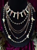 Copper Quartz - Layered Necklace 