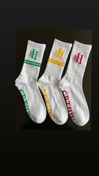 Image 2 of “Get Rich the Hard Way” Socks