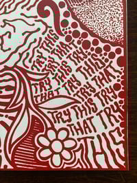 Image 7 of 'The Pattern Keeper' screenprints