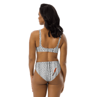 Image 3 of “Netscape Navigator: Light Mode” Recycled high-waisted two-piece swimsuit