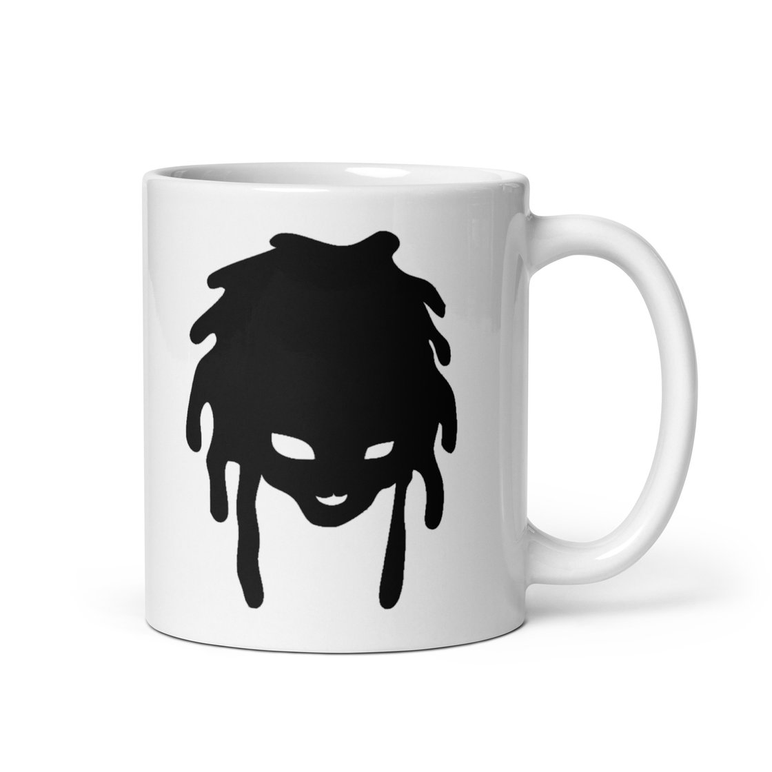 Image of MAH BLACK LOGO White glossy mug