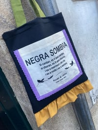 Image 4 of Bolsiña feita a man. NEGRA SOMBRA. Deseño exclusivo!