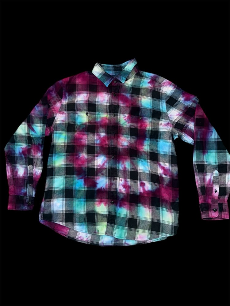 Image of (L) Mulberry Swirl Flannel 