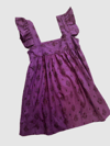 early 1970s BIRKIN plum taj Indian mini dress