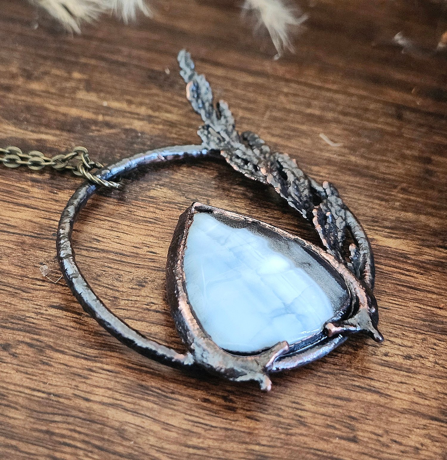 Image of Blue Opal Necklace 