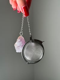 AMETHYST CRYSTAL TEA STRAINERS