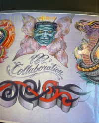 Image 3 of Vintage “222 Tattoo” Flash, SF 1996 Collaboration