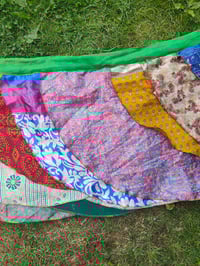 Image 9 of Wrap petal skirt 8-18 uk green waistband