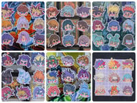 Image 1 of Yugioh Duel Monsters, GX, 5Ds, Zexal, Arc-V, Vrains cute scribbly matte vinyl die cut stickers