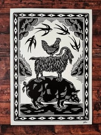 Image 3 of Piggyback Print