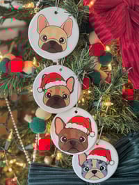 Image 2 of Frenchie head ornaments 