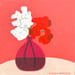 Image of Geranium Sprigs and Bud Vase