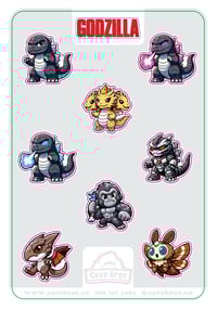Godzilla Sticker Sheet