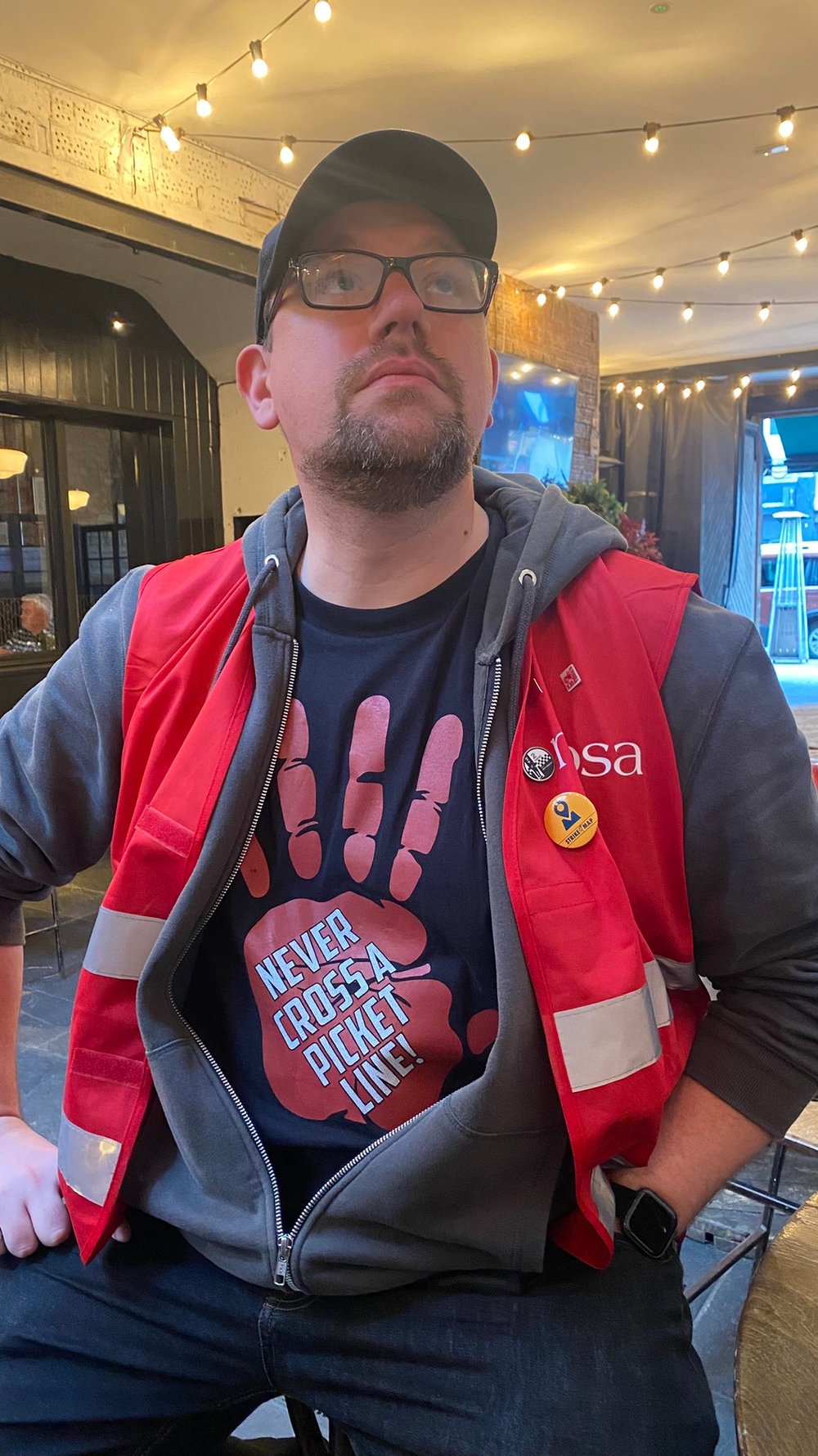 'Never Cross a Picket' Line T-shirt