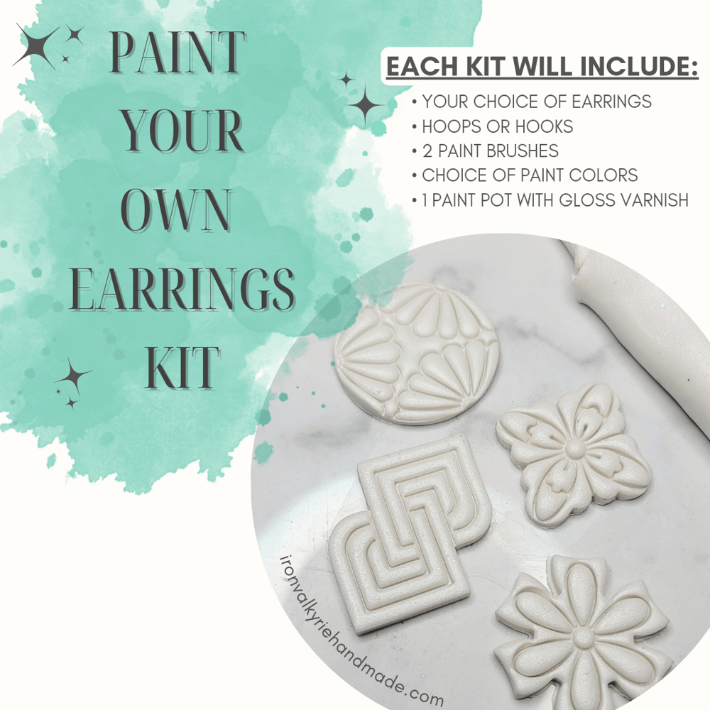 Image of PAINT YOUR OWN EARRINGS KIT