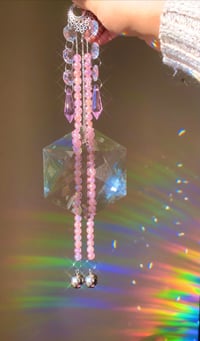 Image 1 of silver giant crystal suncatcher 