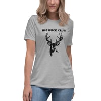 Image 13 of Women's Relaxed T-Shirt, Big Buck Club T-Shirt | Deer Hunting Graphic Tee