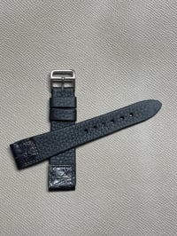 Image 1 of French Calfskin & Alligator Watch Strap