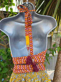 Image 7 of Myla Tassel Top - Brown Rust cream