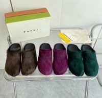 Image 9 of UNISEX FUR MARN SLIDES