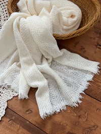 Image 4 of Cream Knit Wrap
