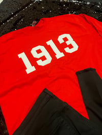 Image 2 of RED 1913 LONG SLEEVE T-SHIRT