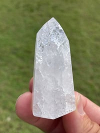 Image 3 of Crackle Quartz Crystal Tower #1487