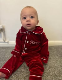 Image 2 of Boys Velvet Pyjamas
