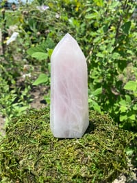 Image 1 of Rose Quartz Obelisk 