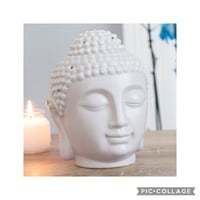 Image 1 of Large Buddha wax warmer - Grey 