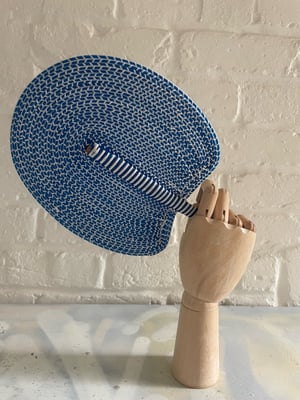 Image of African Hand woven Fans made from recycled plastics  A