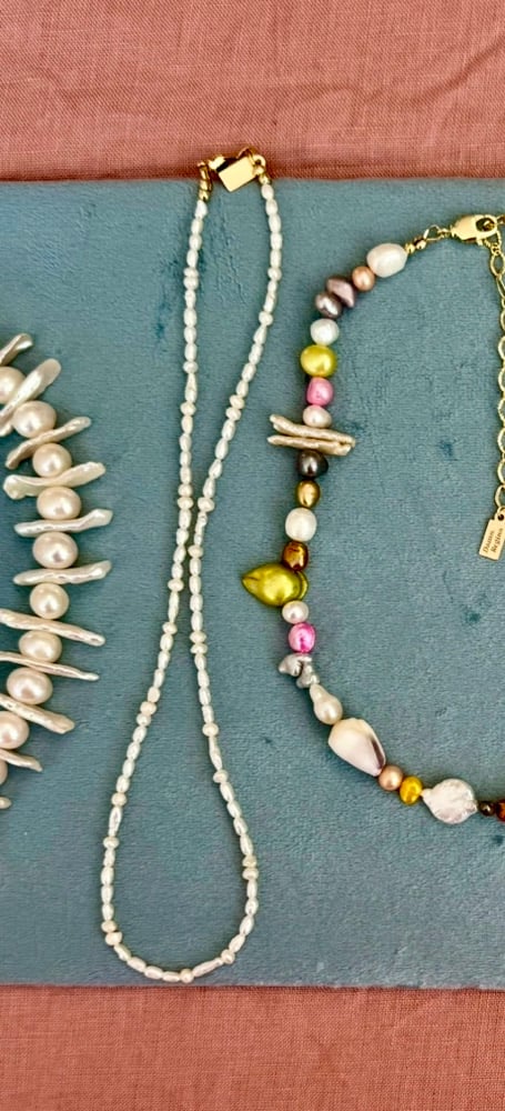 Image of Petite pearl necklace 