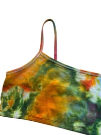 Image 4 of L/XL (40) Bralette in Bright Blooms Watercolor Ice Dye