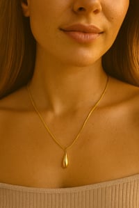 Image 1 of Golden Teardrop Necklace