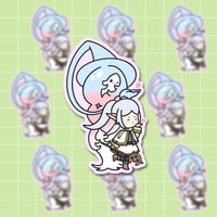 Frieren & The Witch Vinyl Sticker