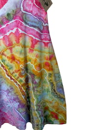 Image 8 of M Stretch Knit Fit and Flare Midi Dress in Euphoria Geode Ice Dye
