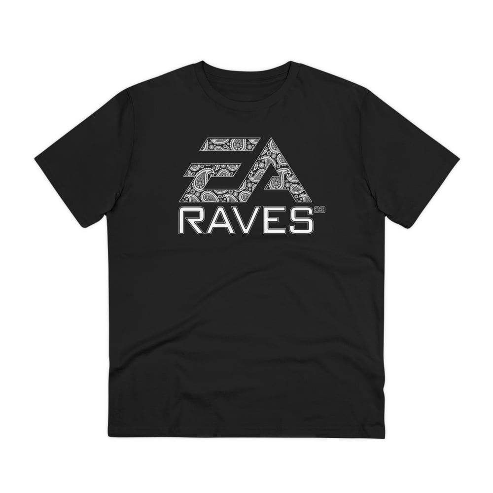 Image of PAISLEY EA-RAVES BLACK T