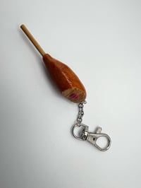 Image 2 of american corndog charm keychain
