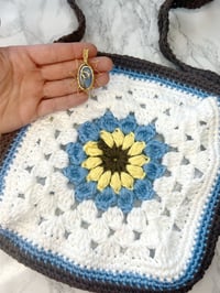 Image 1 of blue opal flower posie creates collaboration