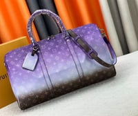 Purple embre duffle