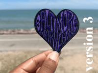 Image 4 of Baltimore Maryland Heart Patch / Custom Colors