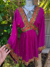 Image 8 of Mykonos Glitter wrap dress -hot pink 8-12