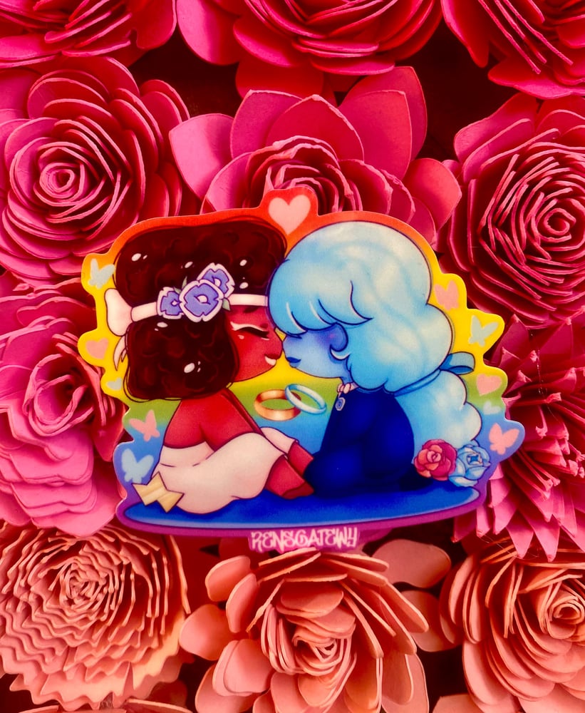 Image of Garnet x saphire 