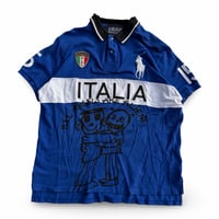 Image 1 of ITALIA HUGGING LOGO POLO (XL/XXL)