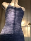 Crochet Mini Ruffle Dress