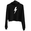 Bolt Back Crop Hoodie