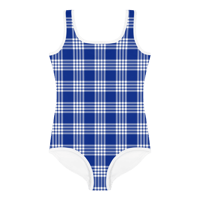 Image 1 of Palaka Blue: Keiki Swimsuit (2T-7)